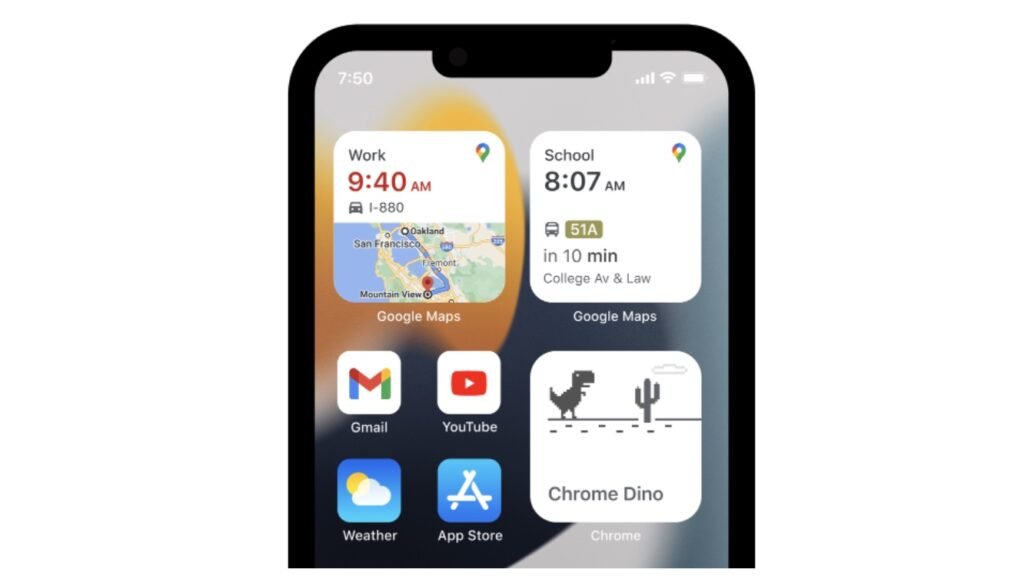 ios widget googlemaps