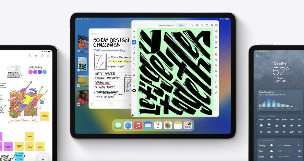 iPad display 3