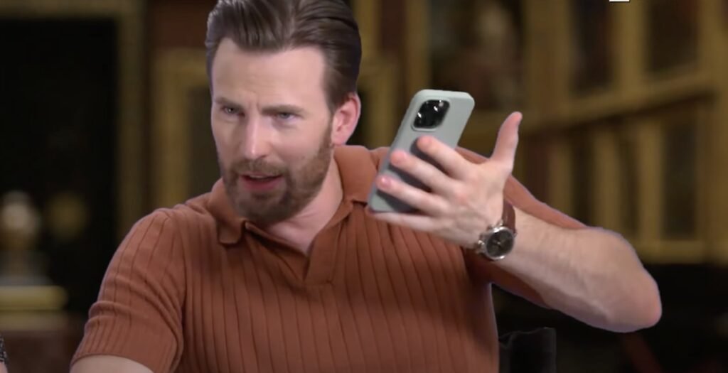 Chris Evans iphone