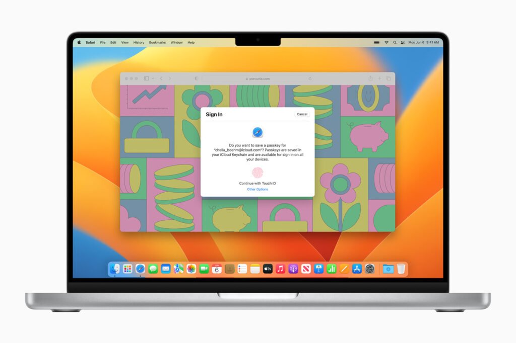 safari16 passkey