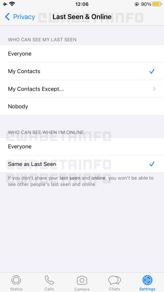 whatsapp status