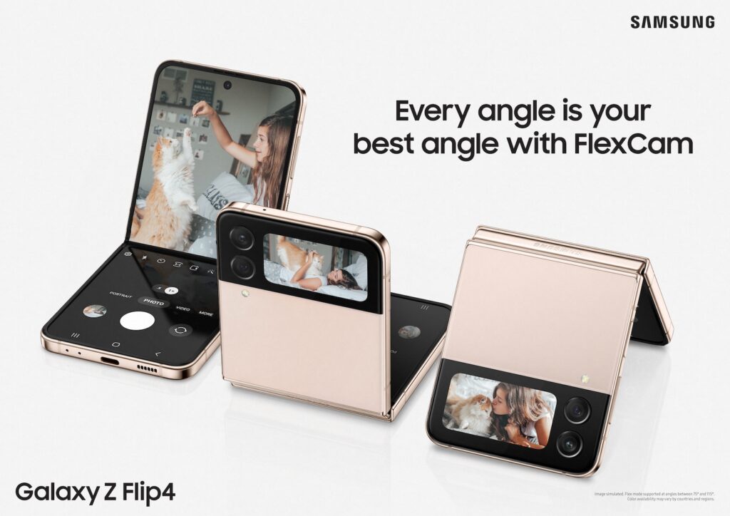 galaxy zflip4 flexcam