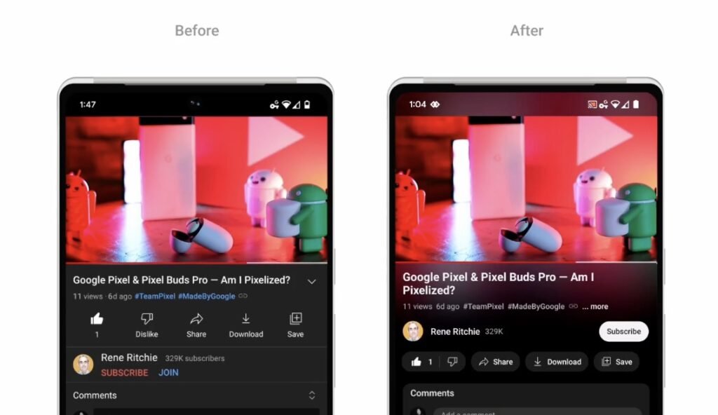 youtube button