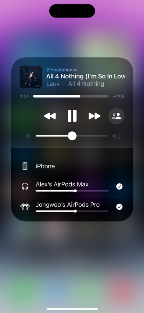 airpodspro share