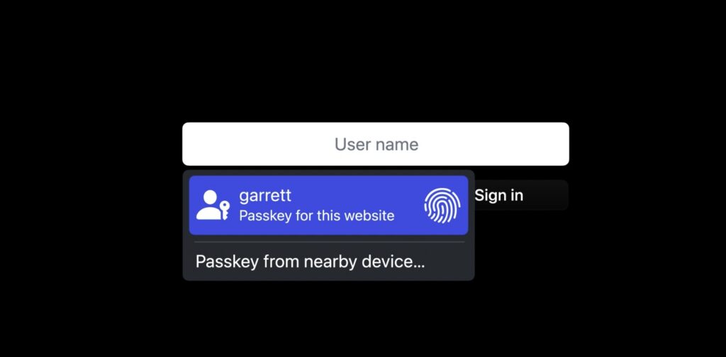 passkeys