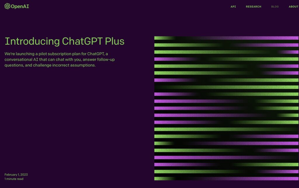 chatGPT plus
