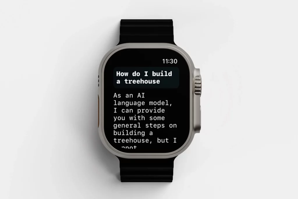 applewatch chatgpt
