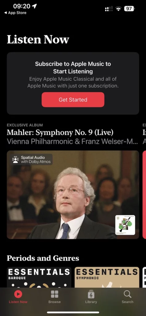 classical listennow