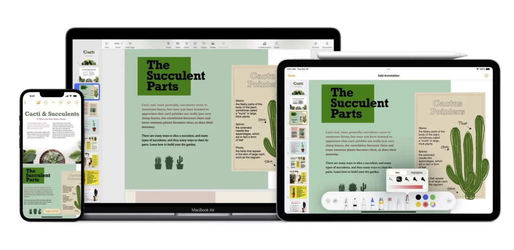 pages