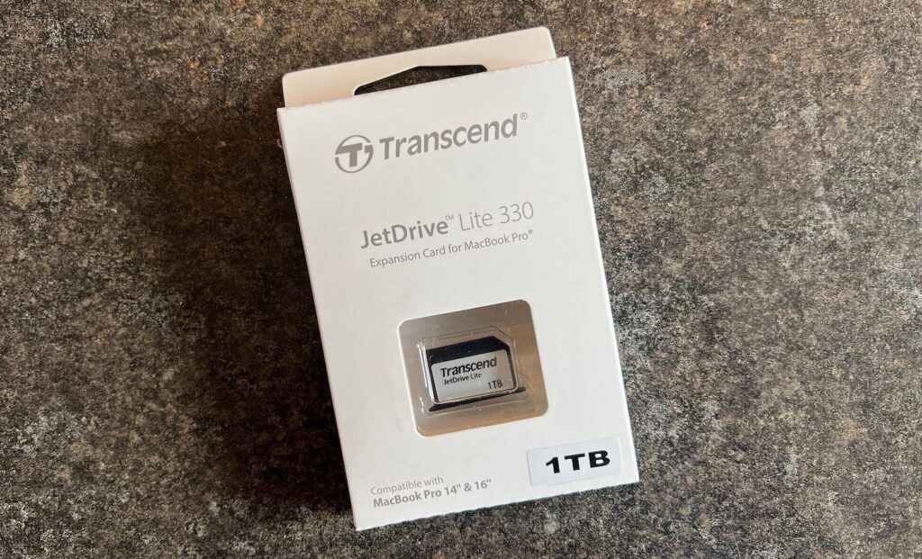 transcend jetdrive box