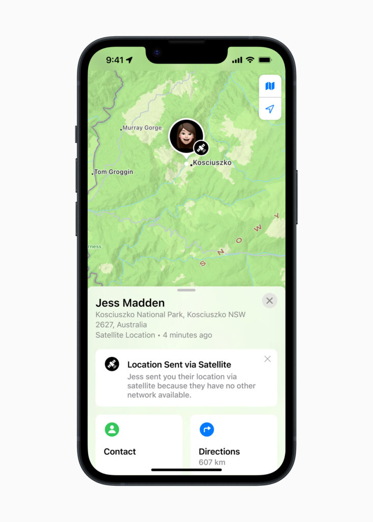 Apple Emergency SOS AU Find My