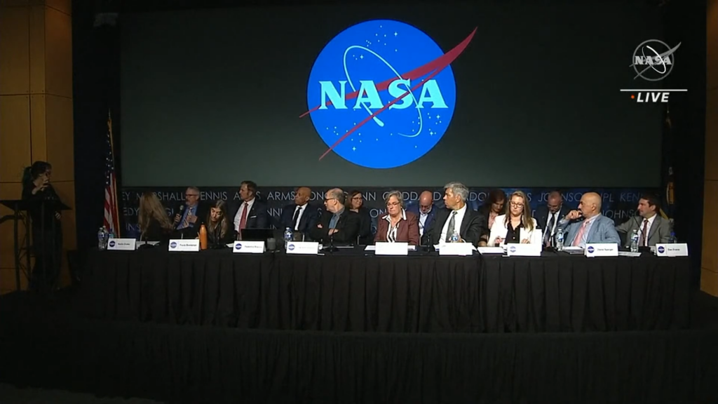 LIVE NASA UFO study team holds public meeting 1 50 31 screenshot