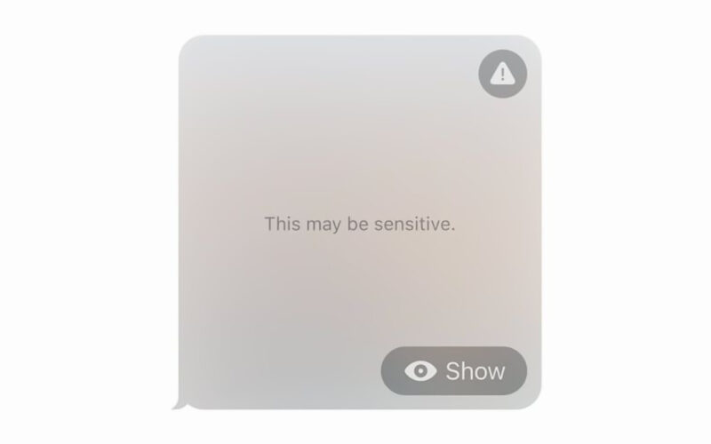 iOS 17 Sensitive