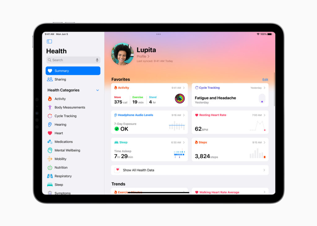 ipados17 health