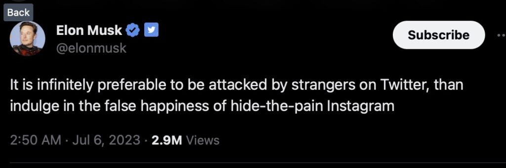 elon tweet