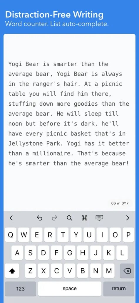 iWriter 4