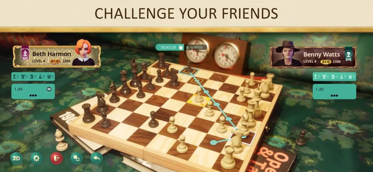 the queens gambit chess 4