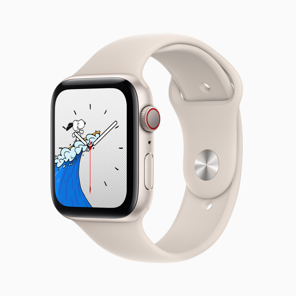 Apple Watch SE starlight aluminum Sport Band starlight