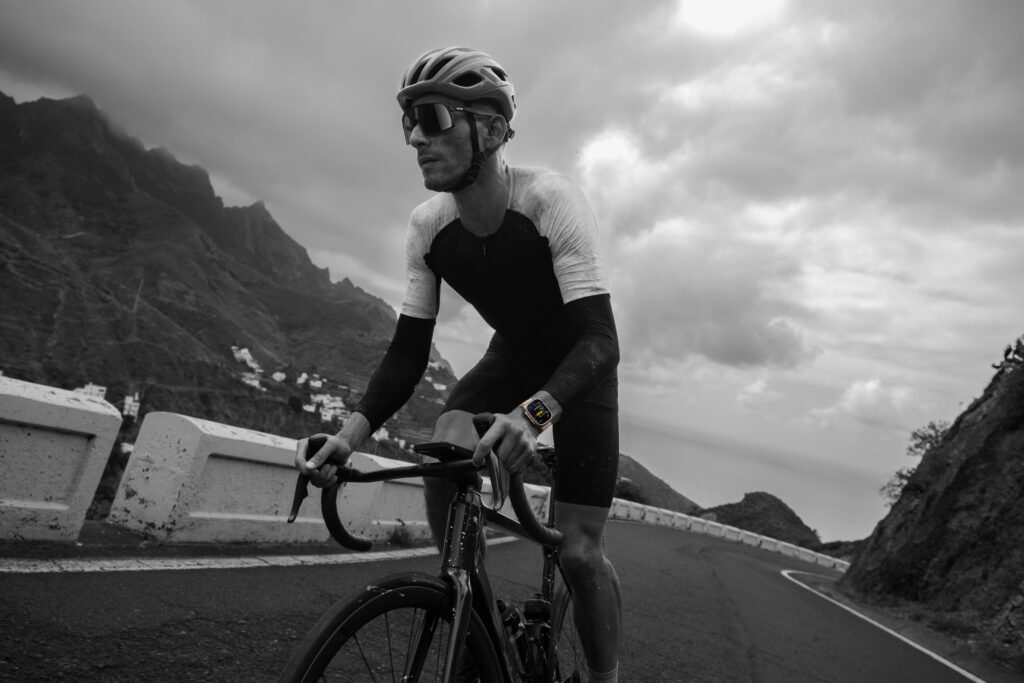 Apple Watch Ultra 2 lifestyle cycling 230912