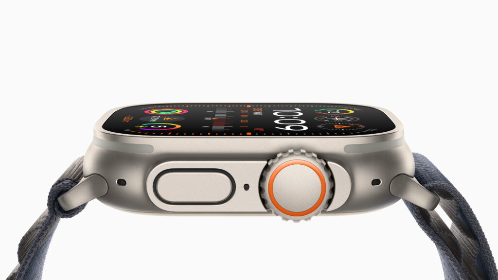 Apple Watch Ultra 2 side button Digital Crown 230912