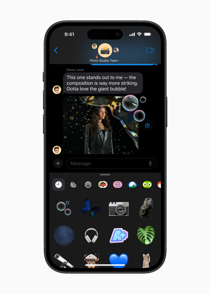 Apple iPhone 15 Pro lineup Live Stickers 230912