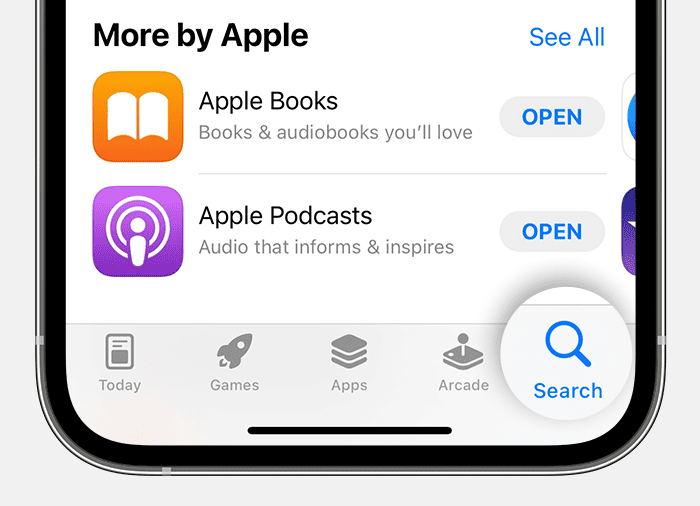 apple search