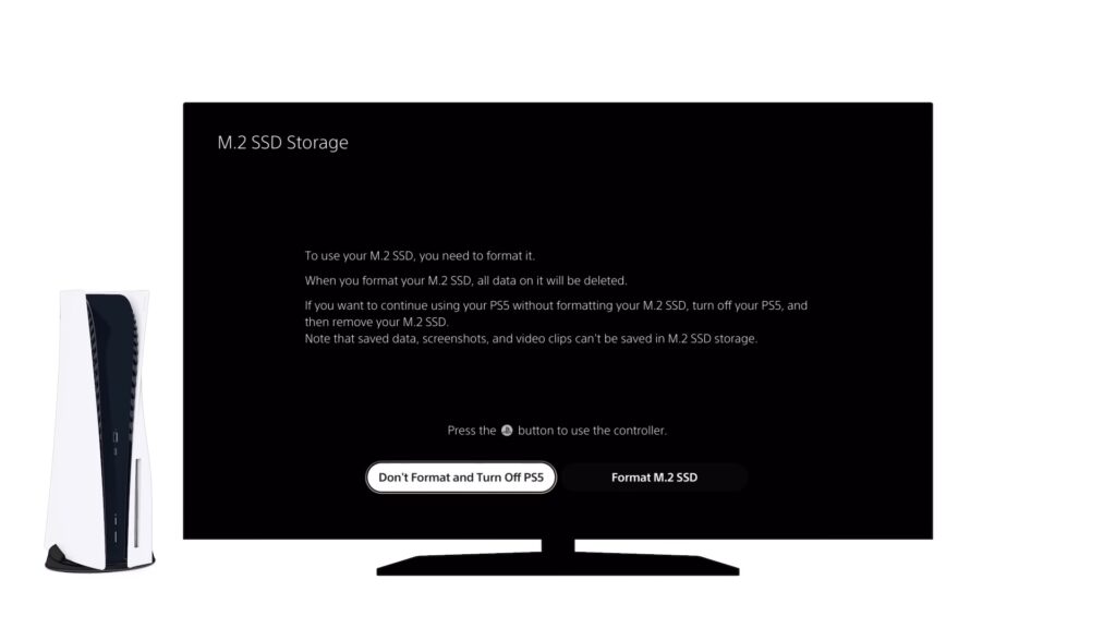 PS5 format