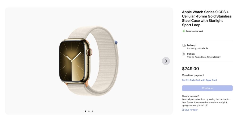 apple watch out