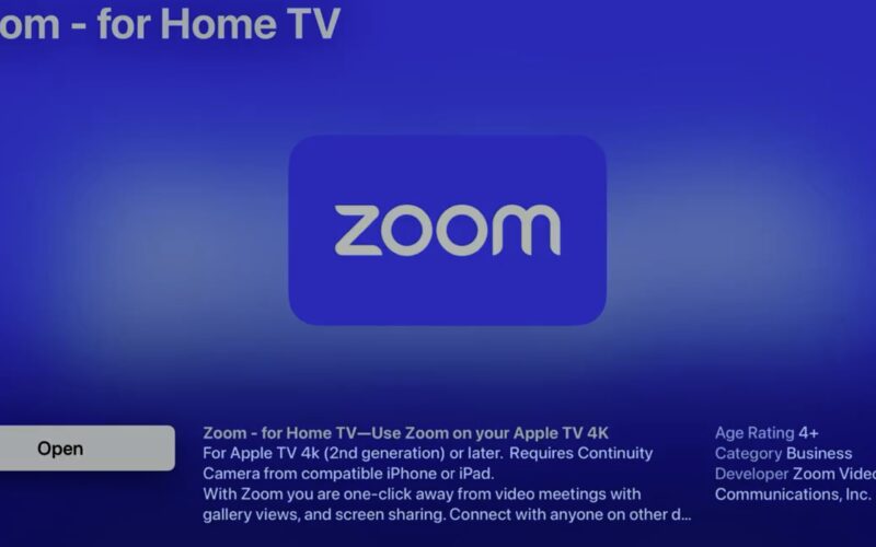 zoom tvos