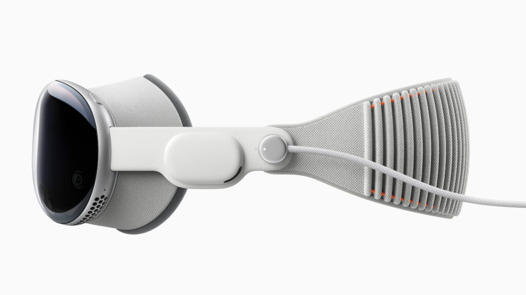Apple Vision Pro availability profile with power cable