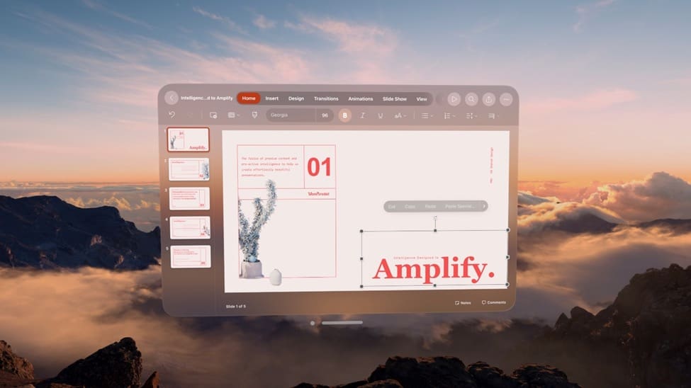 powerpoint visionpro