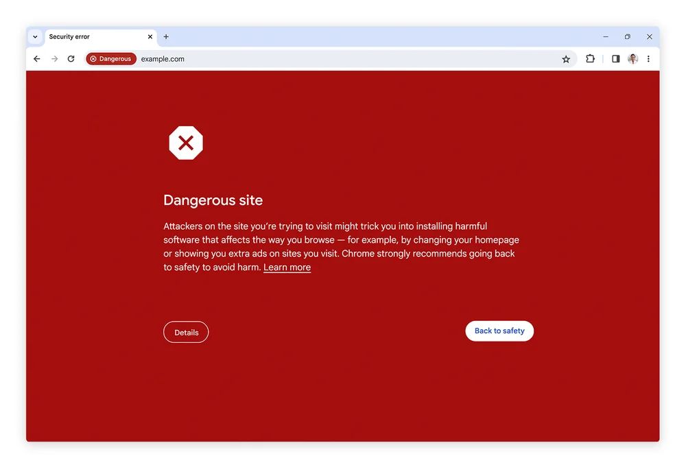 chrome safe web