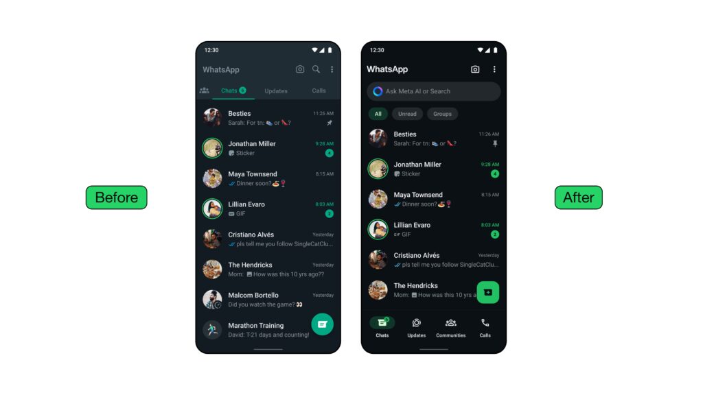 darkmode changes