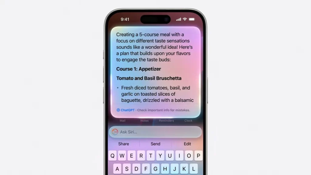 ask siri chatgpt