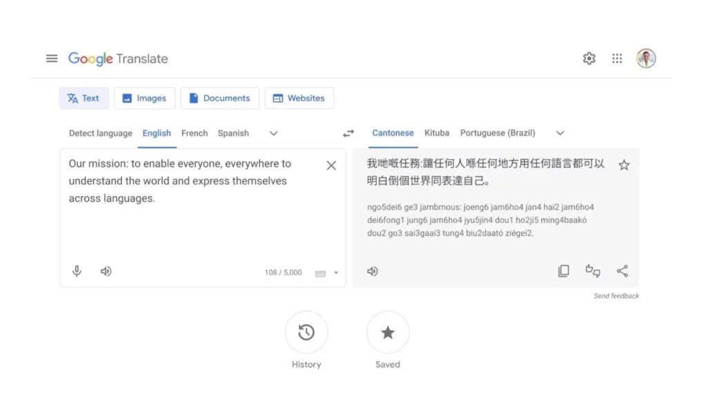 google translate