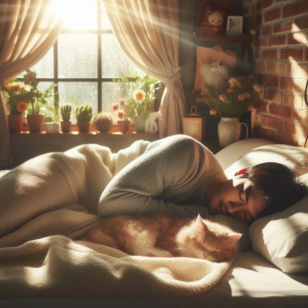 taking a nap