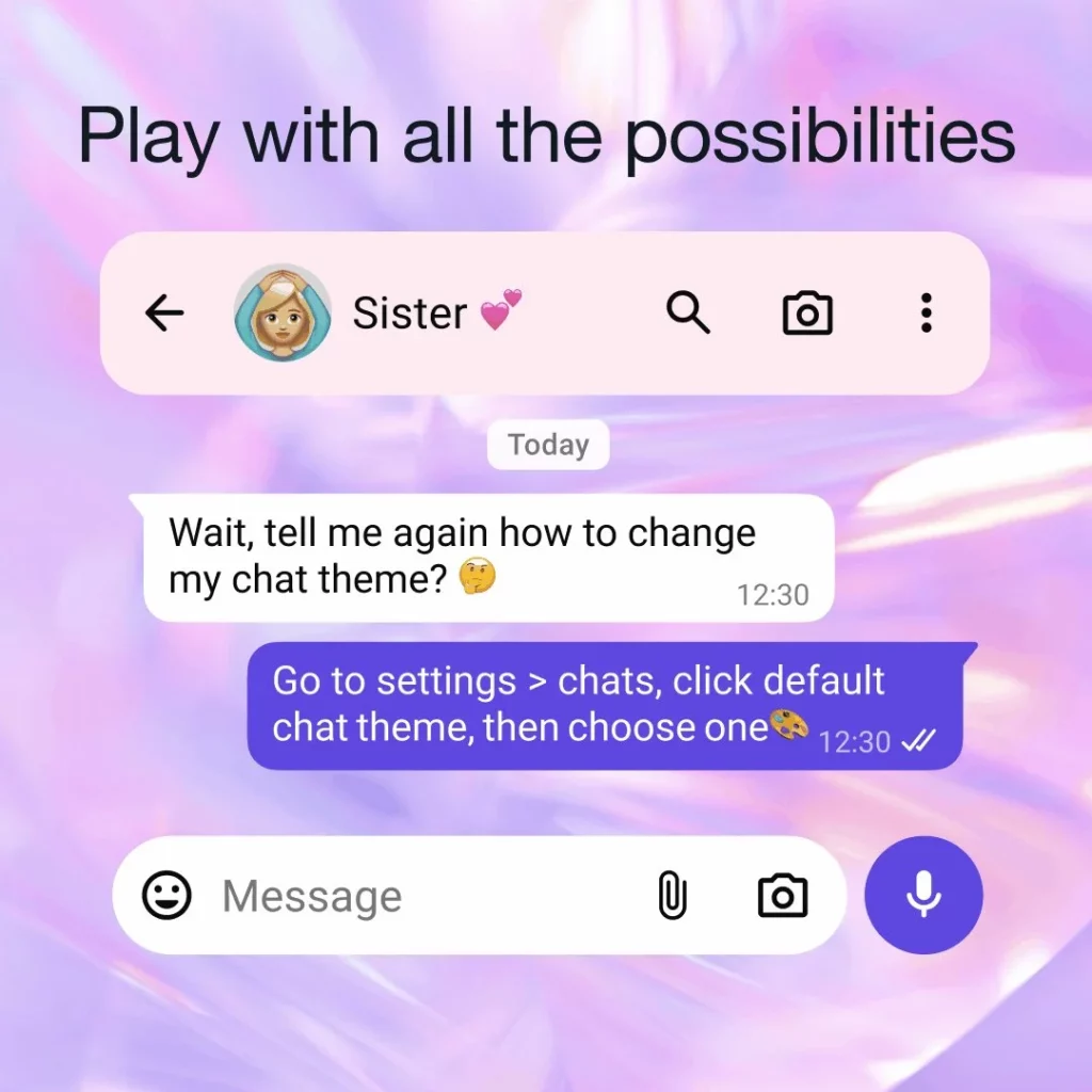 chat theme