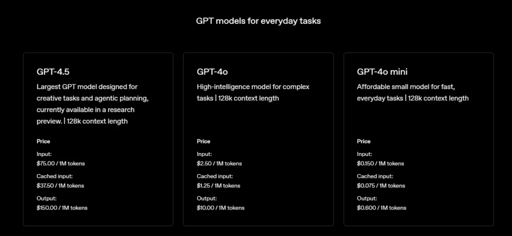 gpt compare