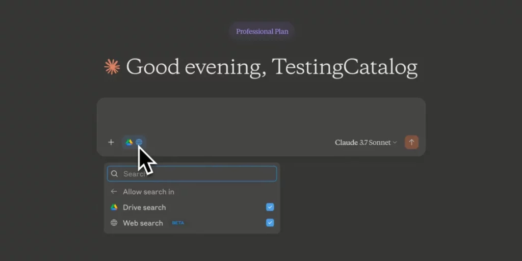 claude ai web search