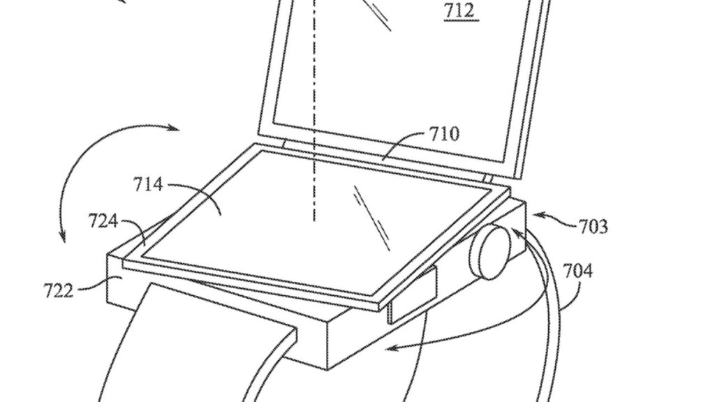 foldable applewatch patent