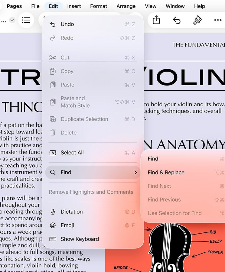 menubar