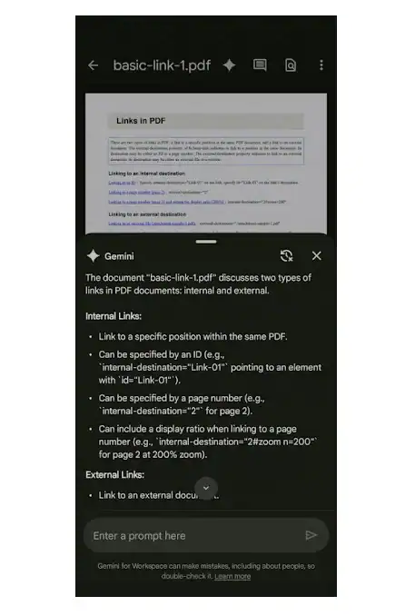 gemini googledrive