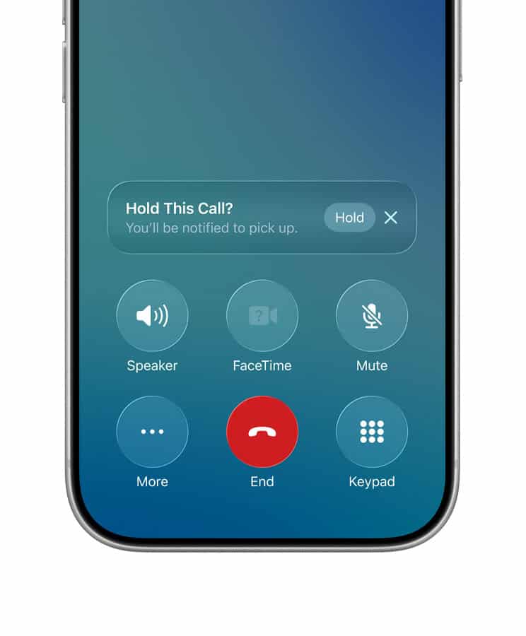 hold the call