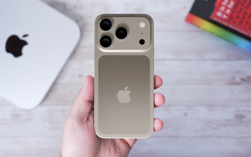 iPhone 17 Pro in Hand Feature Lowgo