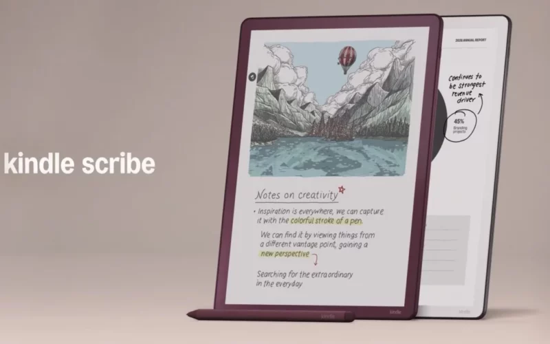 kindle scribe title