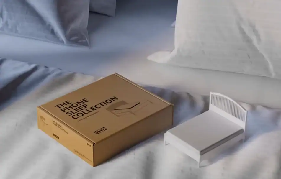 phone bed