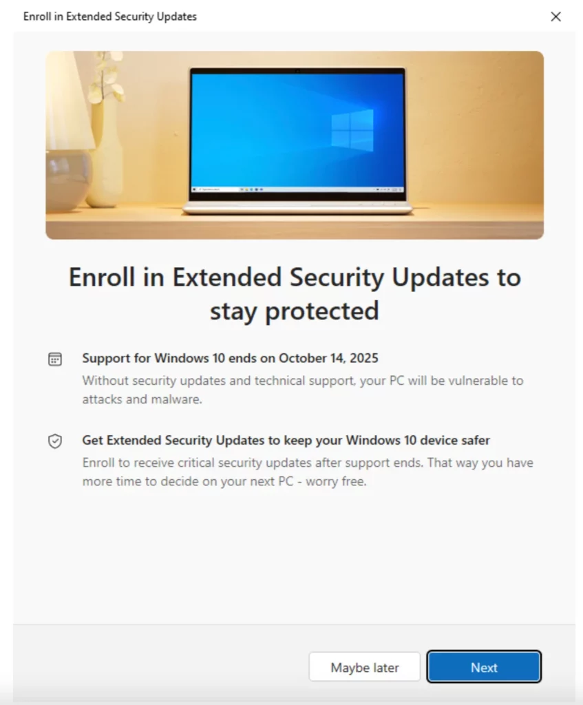 win10 esu2