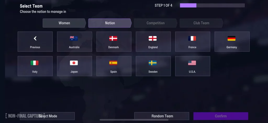WOMEN CLUB NATIONS OVERVIEW 16PRO