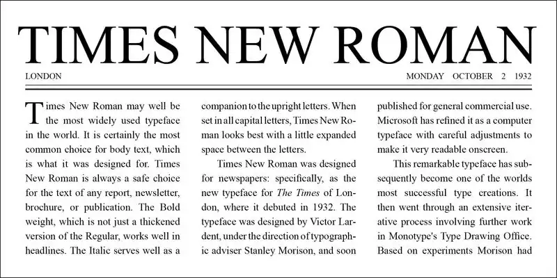 TimesNewRoman