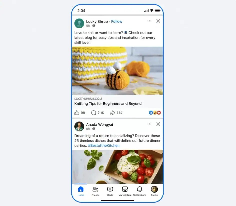 fb feed